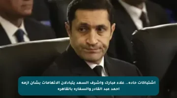 اشتباكات حادة.. علاء مبارك وأشرف السعد يتبادلان الاتهامات بشأن أزمة أحمد عبد القادر والسفارة بالقاهرة